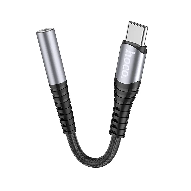 Аудіокабель HOCO LS33 Type-C Digital 3. 5 Audio converter сірий - фото 3