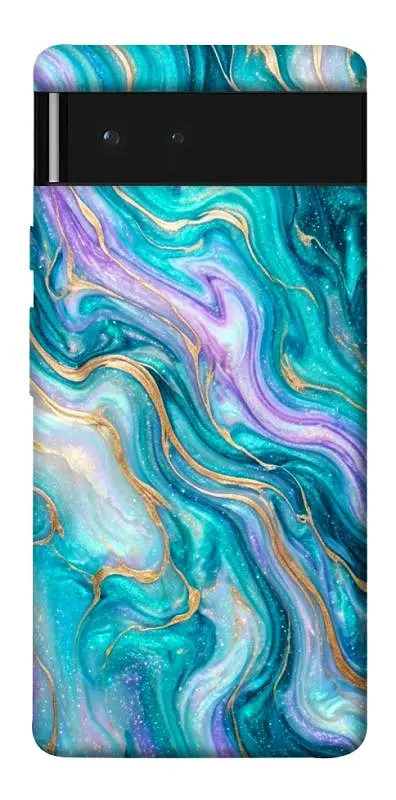 TPU чохол Demsky Mermaid marble для Google Pixel 6