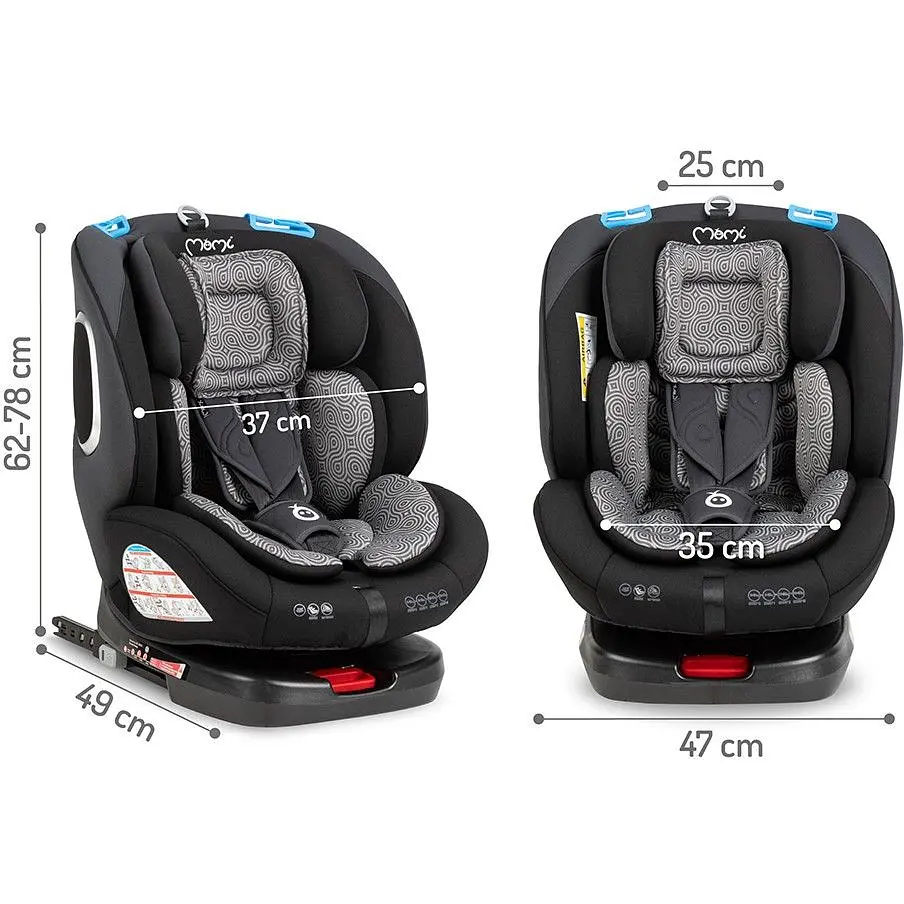 Автокресло MoMi Tordi Isofix 0-36 кг Black - фото 9