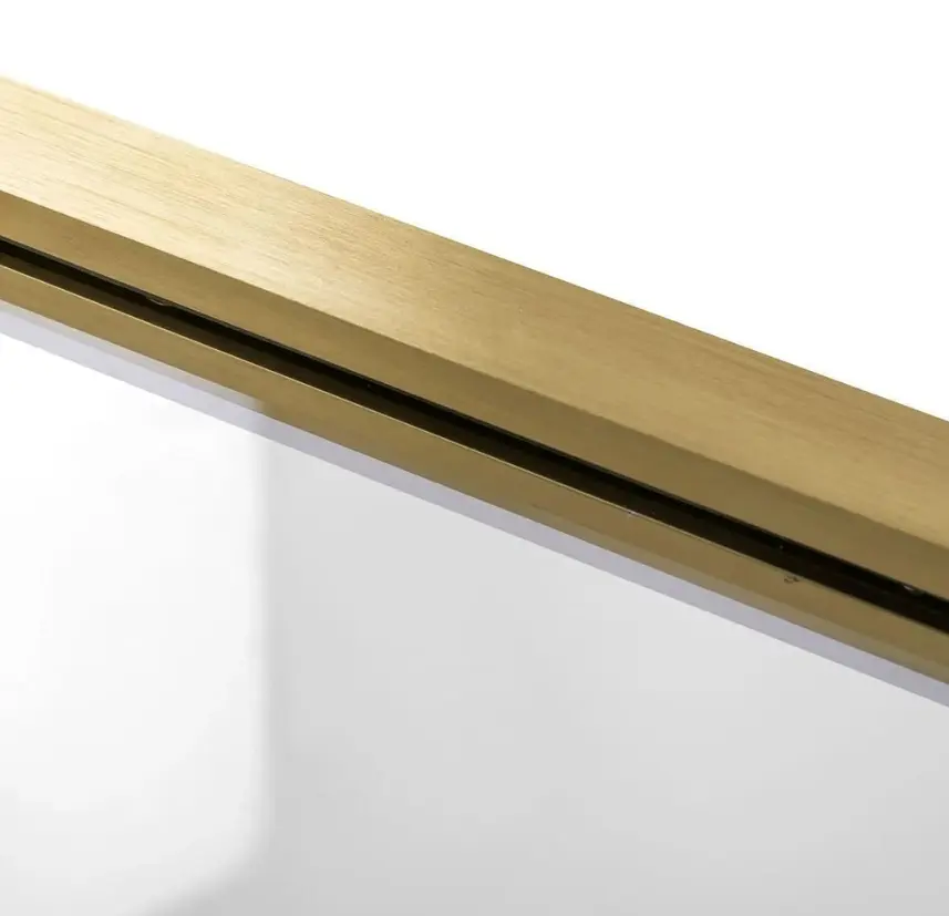 Душові двері Rea Rapid Slide 150x195 brushed gold REA-K9380 - фото 4