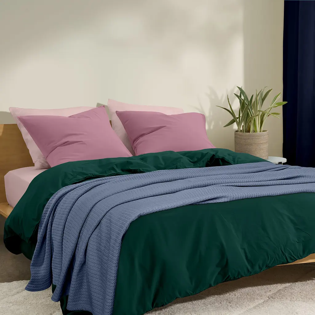 Плед покривало Cosas Nightfall Knitted Braid 240х260 см косичка (Blanket_65Nightfall_KnittedBraid_240x260) - фото 5