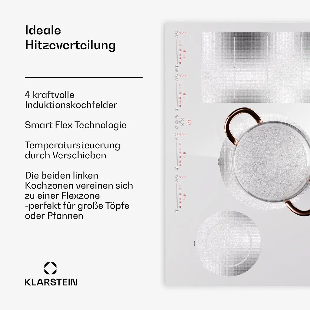 Гибридная варочная индукционная поверхность Klarstein Masterzone 77 (10045793) - фото 2