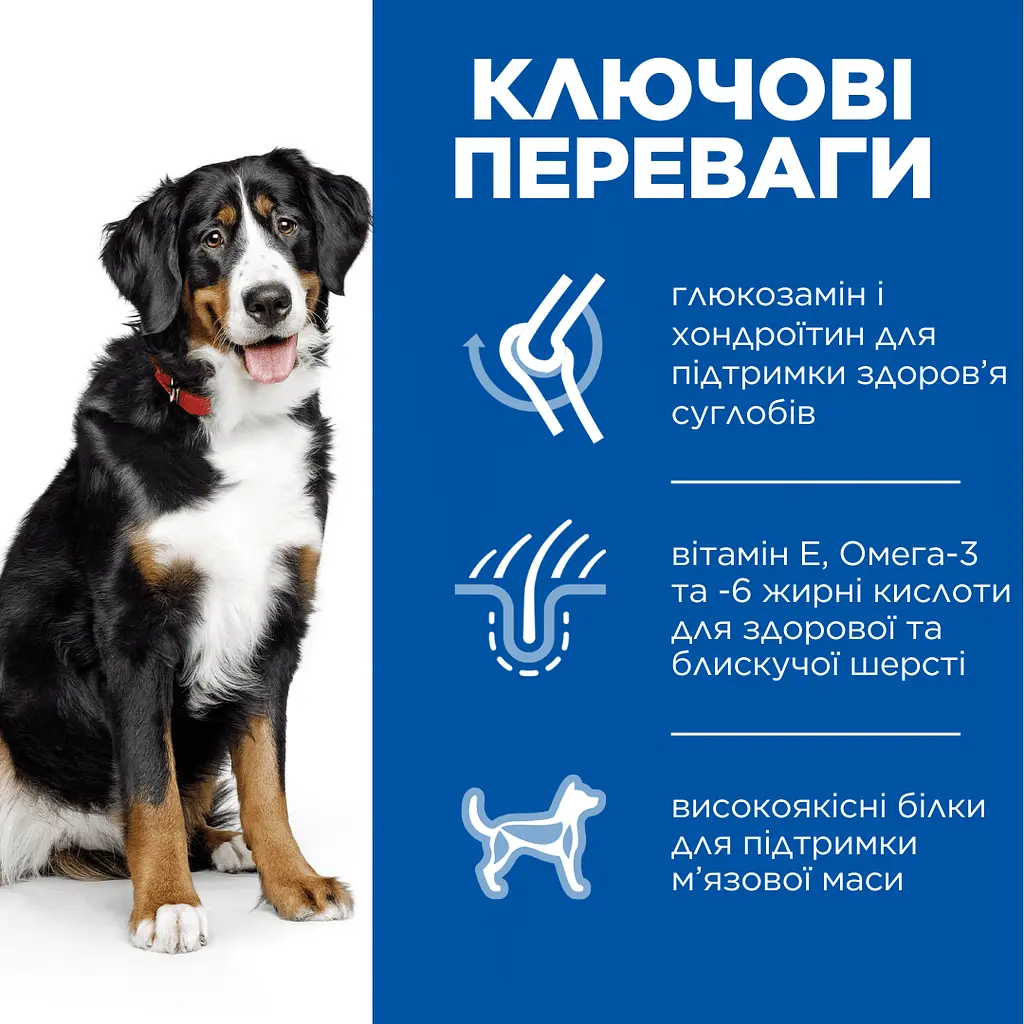 Сухий корм Hill’s SP Adult Large Breed для дорослих собак великих порід, з ягням і рисом, BONUS Bag -12+2кг - фото 2