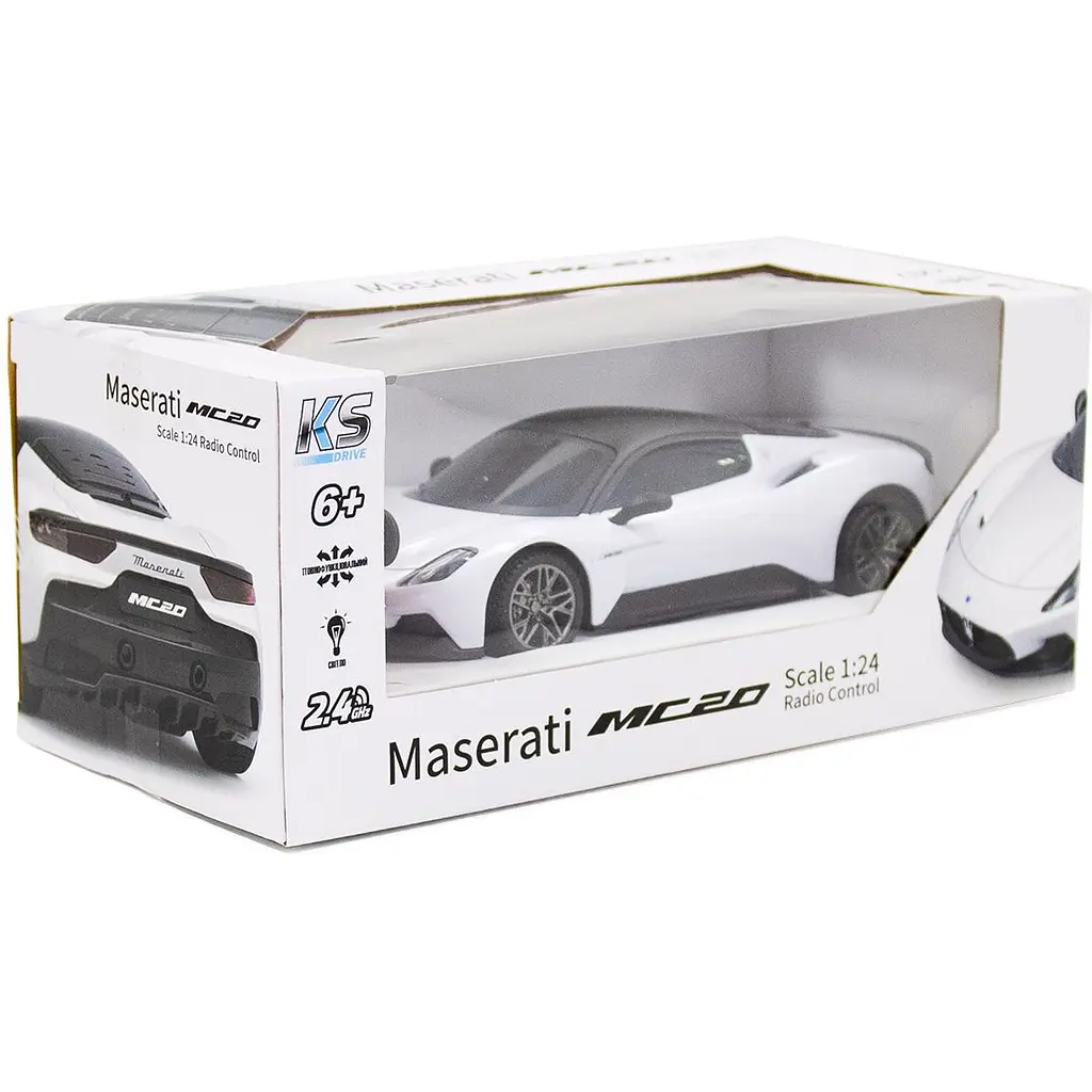 Автомобіль KS Drive на р/к Maserati MC20, 1:24, 2.4Ghz білий (124GMMW) - фото 10