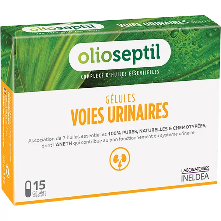Комплекс Olioseptil Сечовивідні шляхи 7 ефірних олій 15 капсул