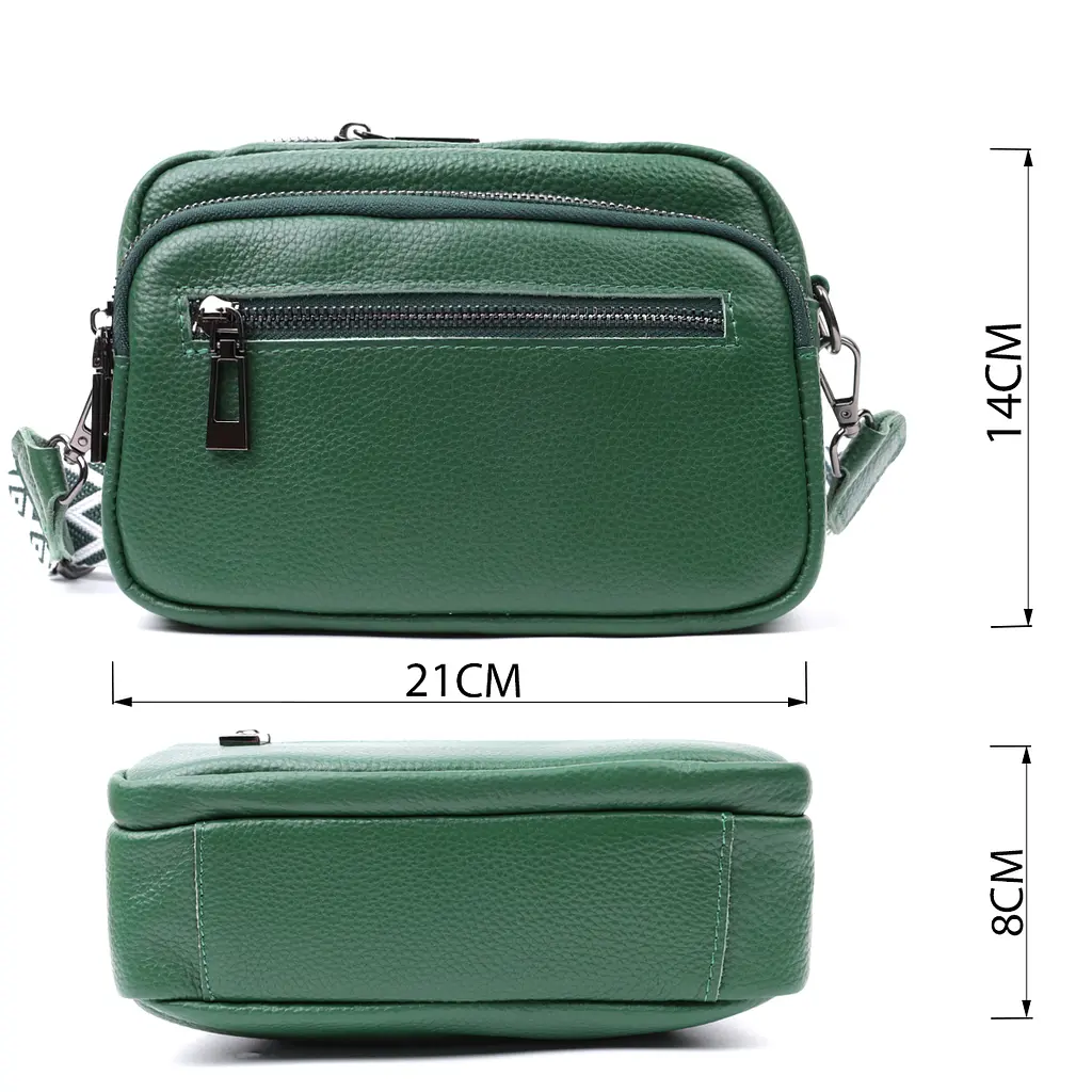 Жіноча шкіряна сумка Vintage 21х14х8 см sum0026587 - фото 3