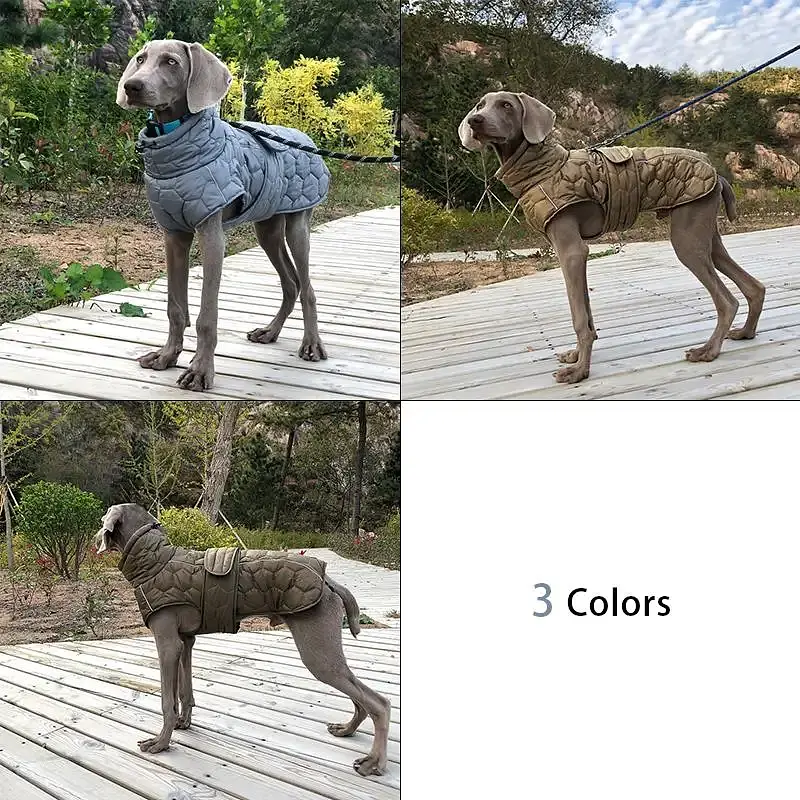 Світловідбивна куртка для собак на флісовій підкладці V.PET.B.R D64 grey XL - фото 8