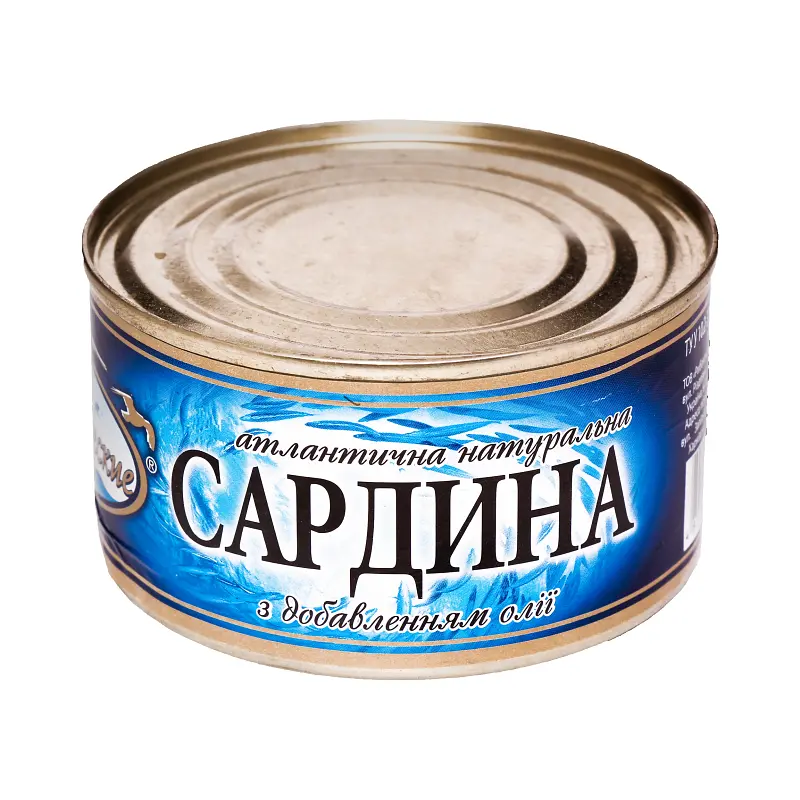 Сардина Океанічна атлантична натуральна з додаванням олії, 230 г (613047) - фото 2