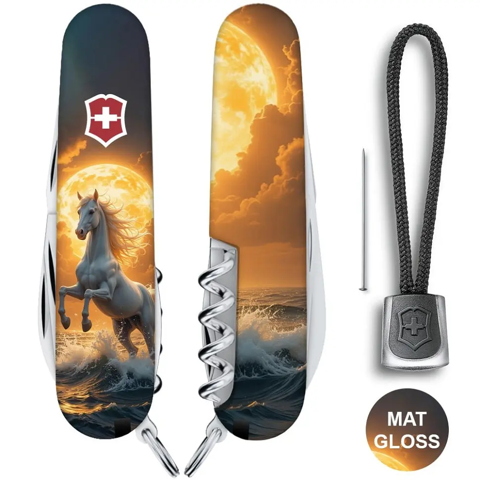 Складаний ніж Victorinox SPARTAN ZODIAC Величний кінь 1.3603.7.Z5230pk - фото 3