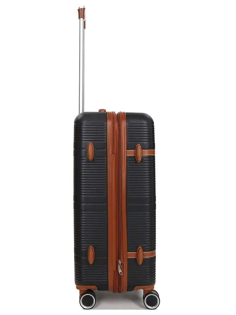 Валіза середня M ABS-пластик Worldline Airtex 629 67×45×27см 74л Чорна - фото 8