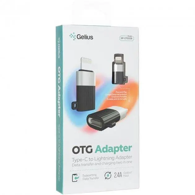 Переходник OTG Gelius Adapter Type-C to Lighting GP-OTG006 - фото 5