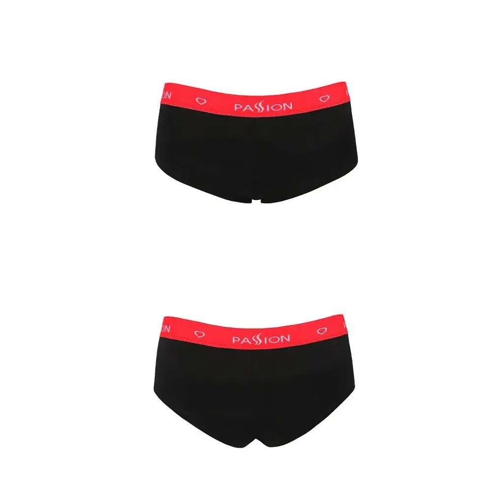 Трусики-шортики Passion PS003 Panties black L - фото 2