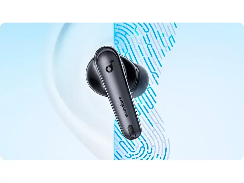 Навушники TWS ANKER SoundCore Liberty 4 NC Velvet Black (A3947G11) - фото 2