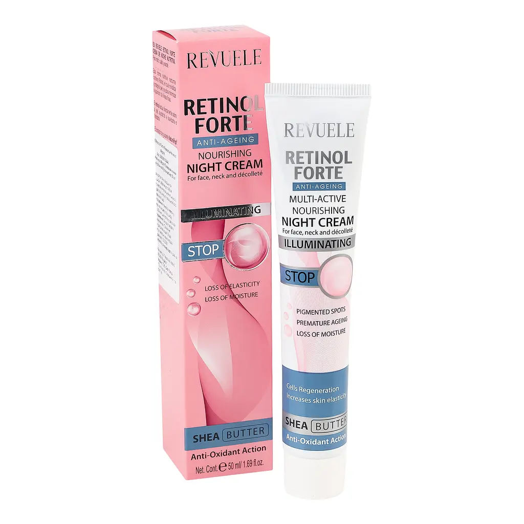 Мультиактивний крем для обличчя Revuele Retinol Forte Живильний, нічний, 50 мл - фото 2