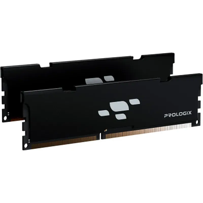 Модуль пам'яті для комп'ютера DDR4 32GB (2x16GB) 3200 MHz Black Prologix (PRO32GB3200B4K) - фото 2