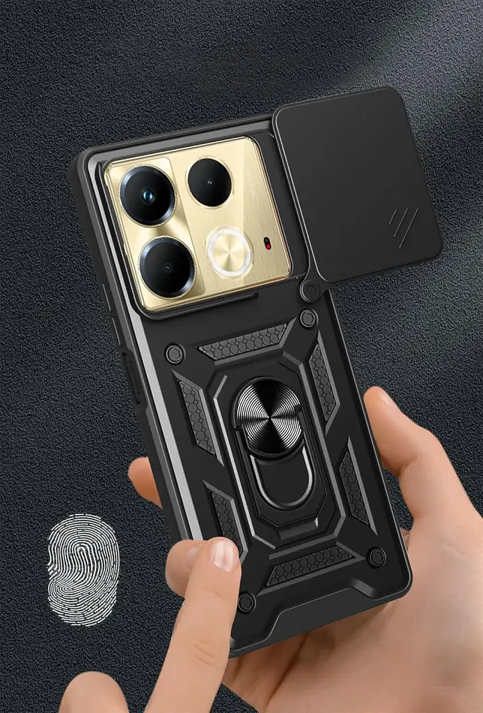 Панель BeCover Military для Infinix Note 40 (X6853) Black (712159) - фото 5