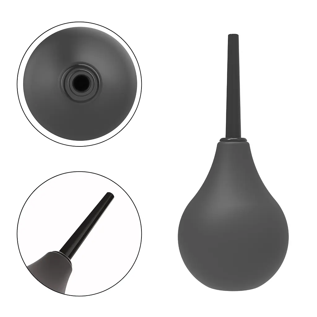 Анальний душ Erospace Wild Play C5 224 мл (чорний) - фото 7