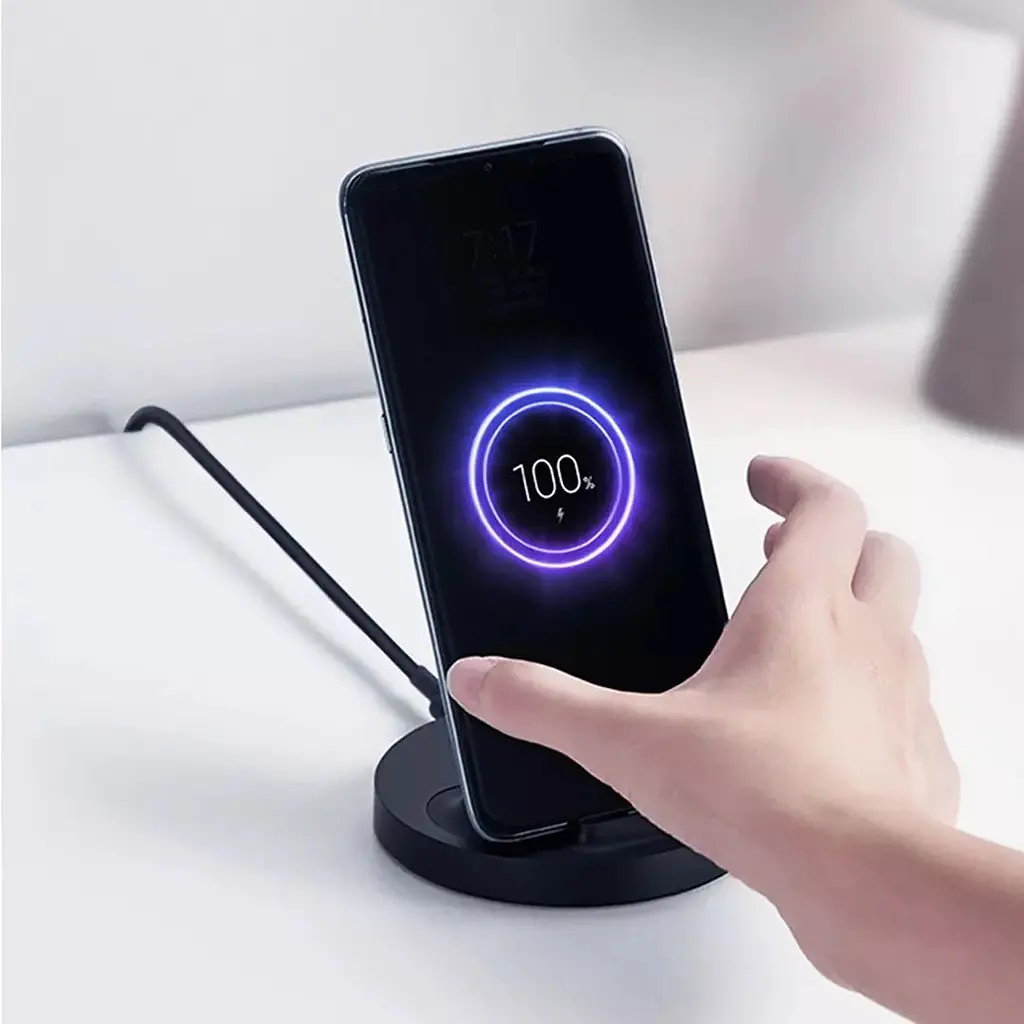 Бездротовий зарядний пристрій Xiaomi 20W Vertical Wireless Charger Stand (WPC02ZM) [44287] - фото 5