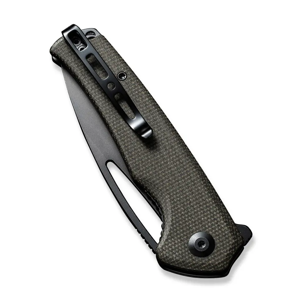 Ніж складаний туристичний Sencut Mims, (8.8 см) 9Cr18MoV/Micarta темно-зелений - фото 5