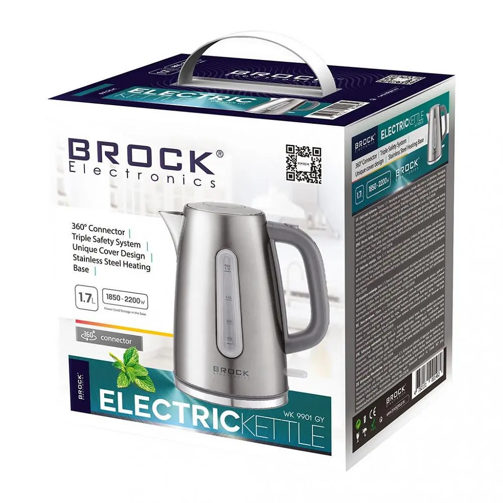 Электрочайник Brock WK 9901 GY - фото 3