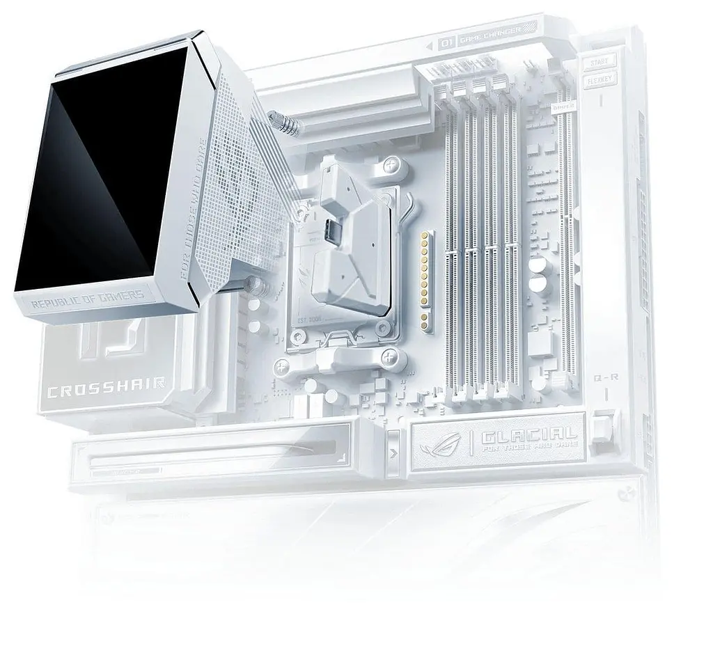 СВО ASUS ROG Strix LC IV 360 ARGB LCD White (90RC01M2-B0EAY0) - фото 11