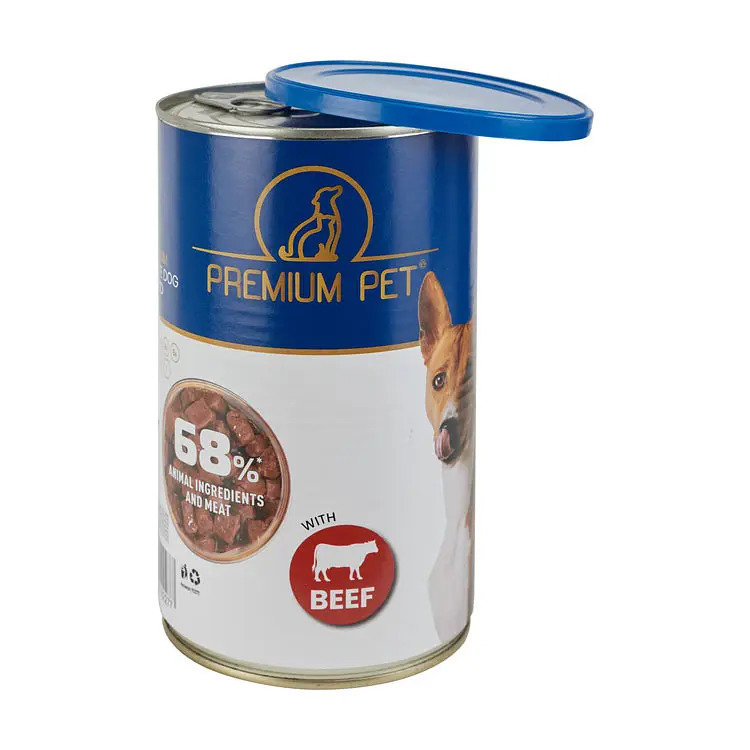 Вологий корм для собак Premium Pet шматочки в соусі з телятиною 1.24 кг - фото 3