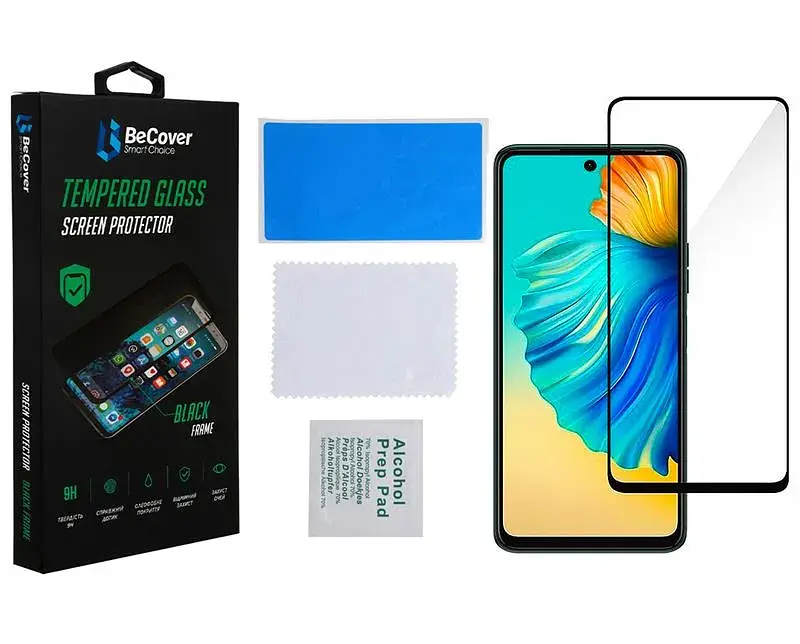 Скло захисне BeCover Tecno Camon 19 (CI6n)/19 Pro (CI8n) Black (708162) - фото 2
