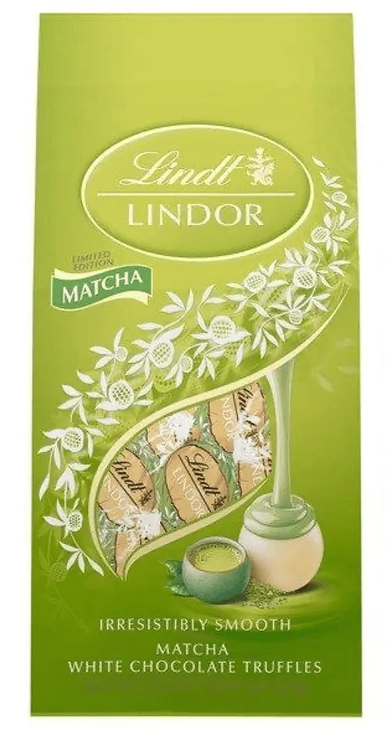 Шоколадні цукерки Lindt Lindor White Chocolate Matcha Truffles 137г