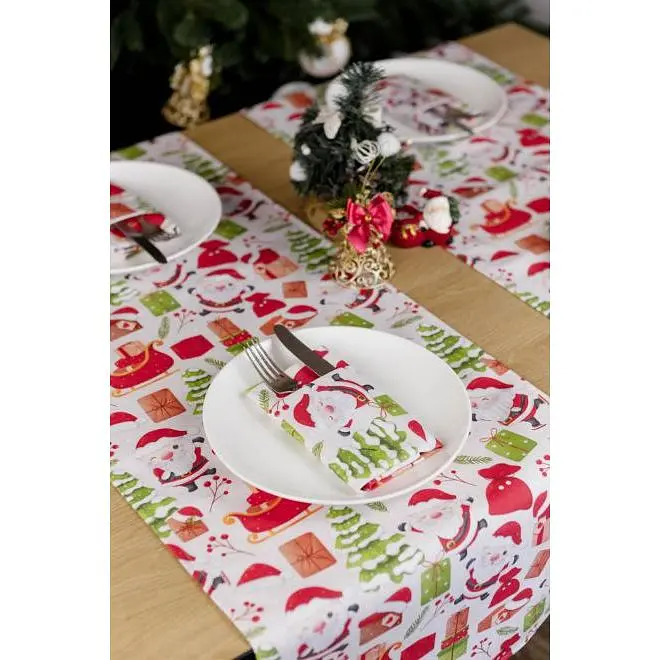 Салфетка Прованс Санта на белом 40х40 см. (35752) - фото 8