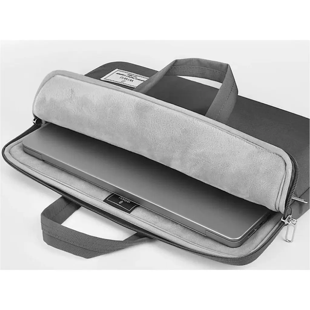 Сумка для ноутбука WiWU Vivi Laptop Handbag 15.6`/16` Gray (6936686411134) [160817] - фото 5