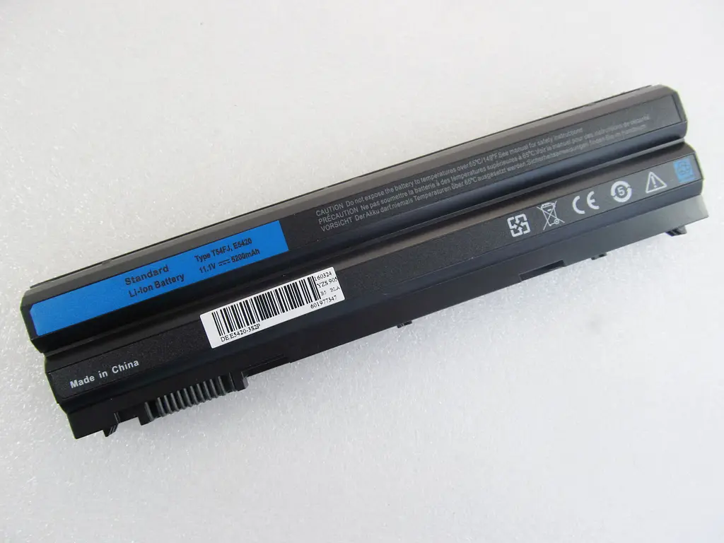 Акумулятор для ноутбука Dell Latitude E5420 NHXVW, 5200 mAh, 6cell, 11.1V, Li-ion, чорний - фото 2