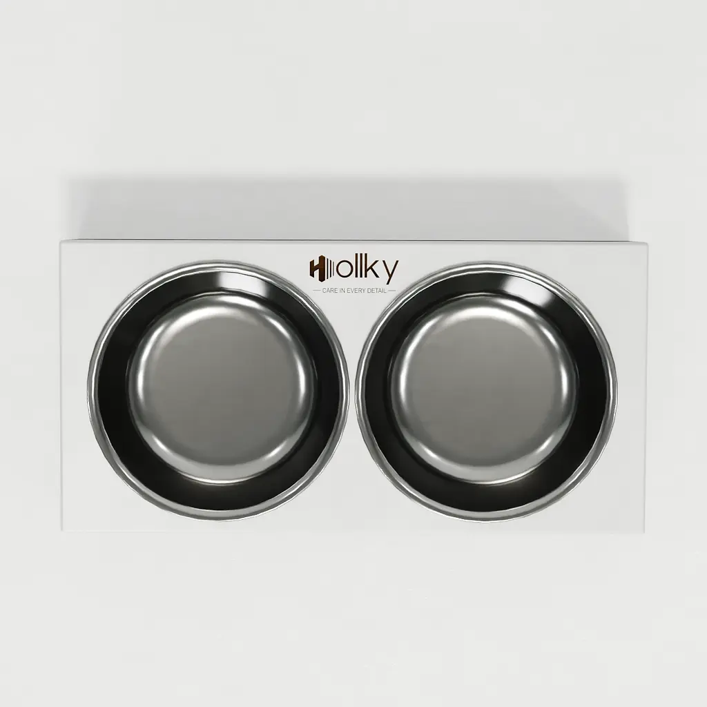 Hollky Base XS — миски на підставці для маленьких собак та котів (2 × 0,25 л) - фото 4