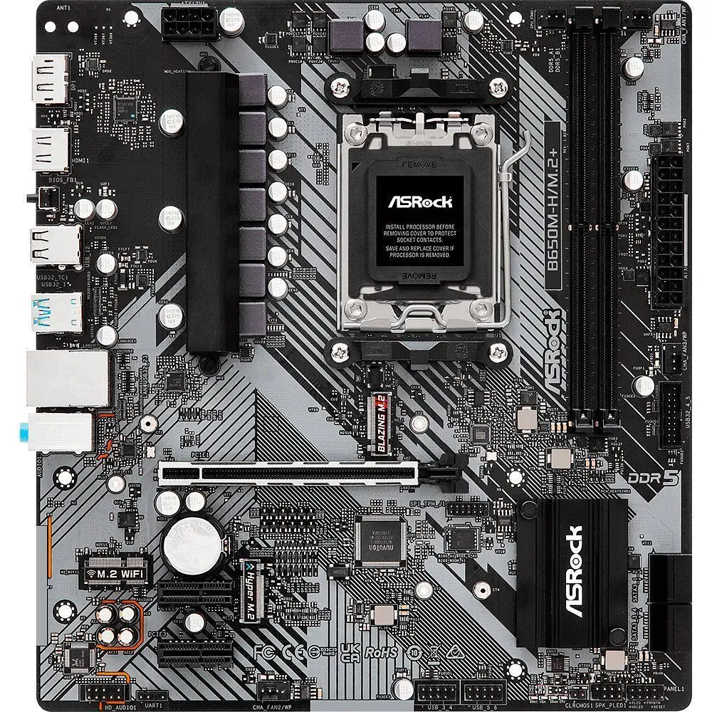 Материнська плата ASRock B650M-H/M.2+ [140028] - фото 2