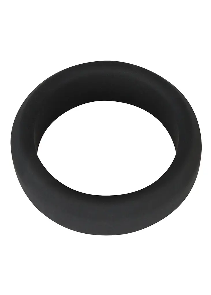 Ерекційне кільце Black Velvets Cock Ring 3.8 см чорний - фото 4