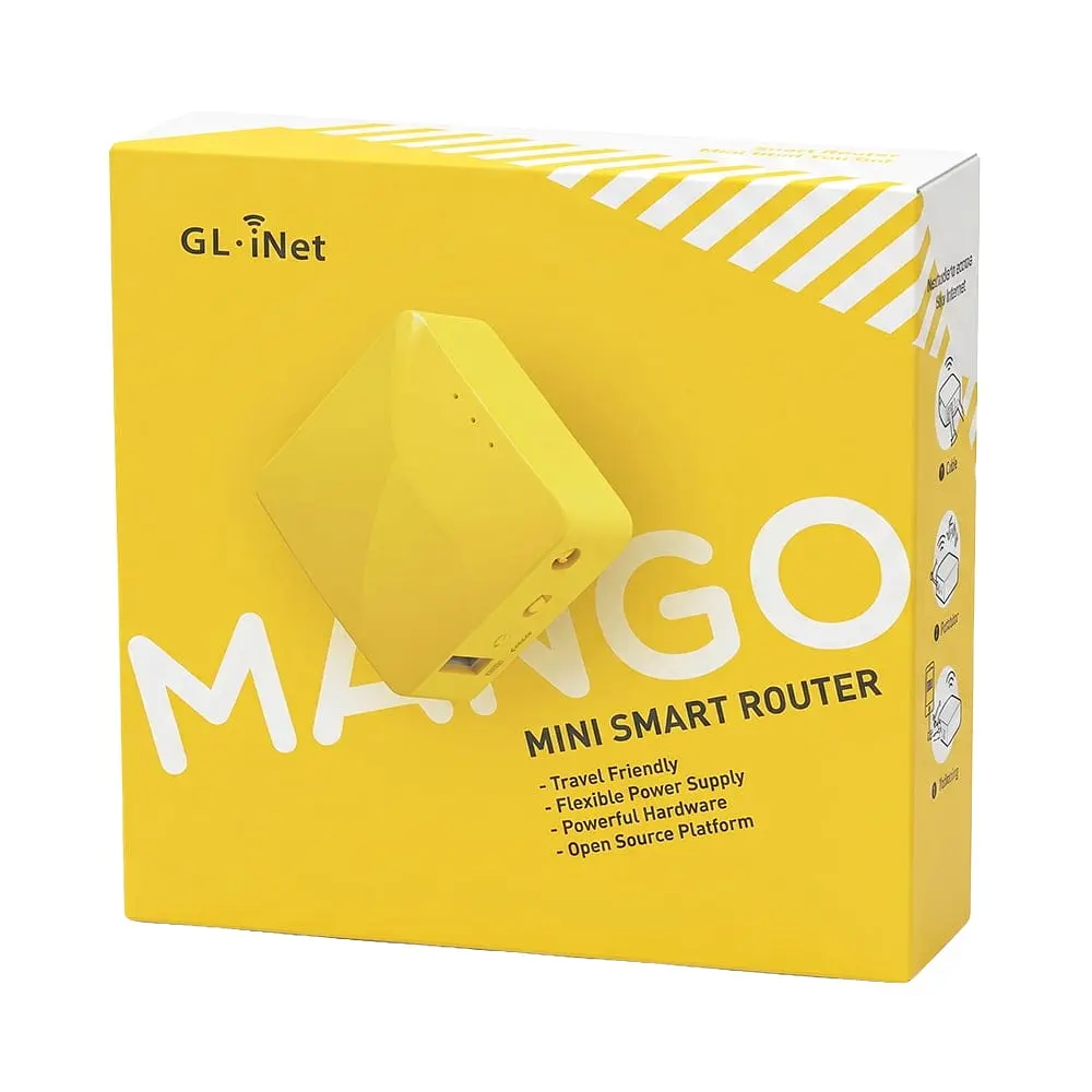WiFi маршрутизатор GL.iNet Mango (GL-MT300N-V2) портативний (73-01007) - фото 7