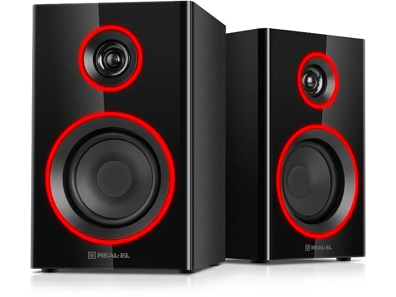 Комп'ютерні колонки REAL-EL S-410 Black (EL121200016) - фото 2