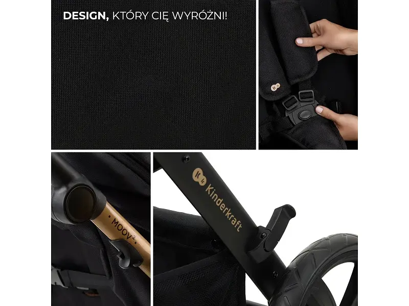 Універсальна коляска 3 в 1 KinderKraft Moov 2 Pure Black (KSMOOV02BLKEV00) - фото 5