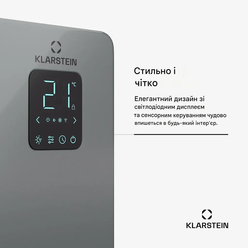 Конвекційний обігрівач Klarstein Bansin Smart 1500 (10046400) - фото 4