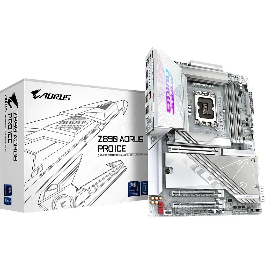 Материнська плата Gigabyte Z890 Aorus Pro Ice Socket 1851 - фото 2
