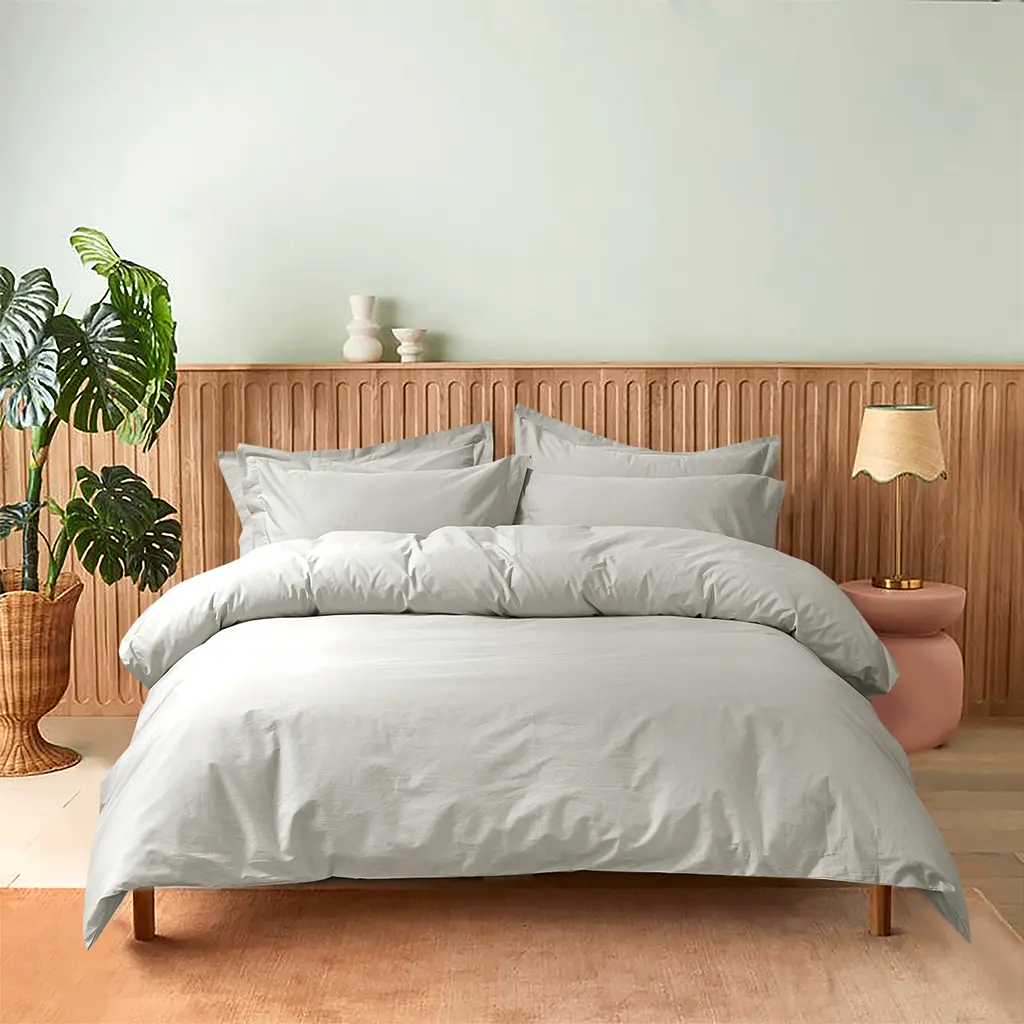 Постельное белье Lotus Home - Rebeca серый семейный - фото 2