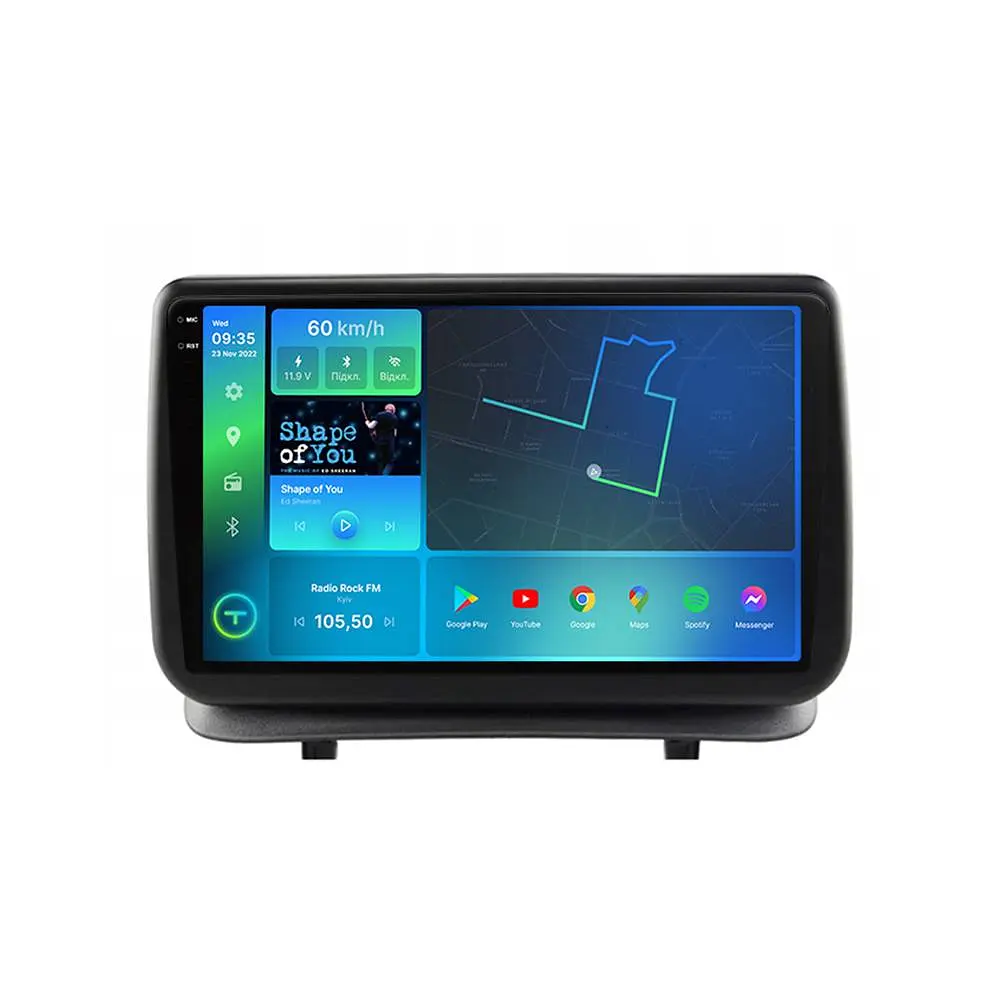 Штатна магнітола TORSSEN Renault Clio 05-14 FL9 4+64Gb 4G Carplay DSP