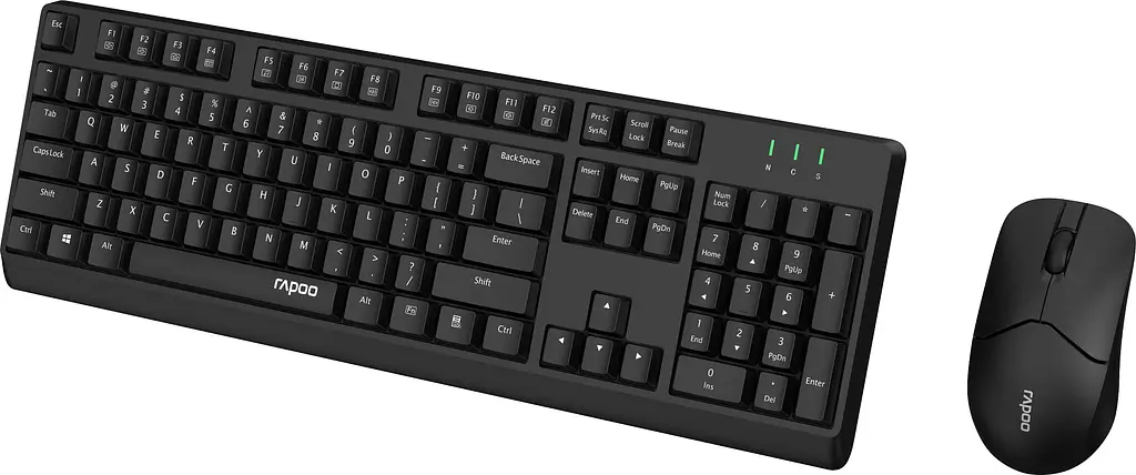 Комплект RAPOO X1500 Wireless Keyboard &amp; Mouse black (13073) - фото 3