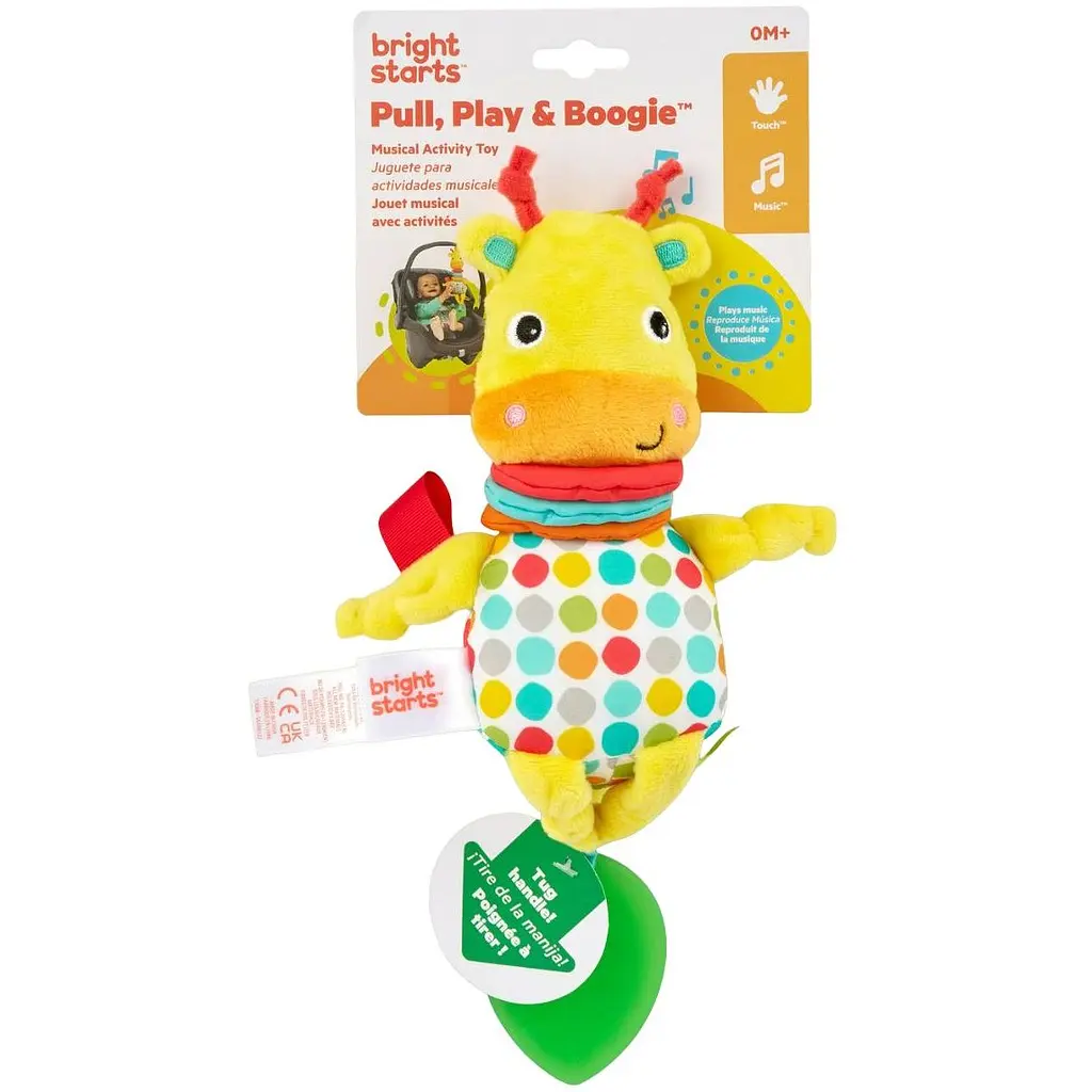 Іграшка-підвіска музична Bright Starts Pull, Play & Boogie Musical Activity Toy (13088) - фото 2