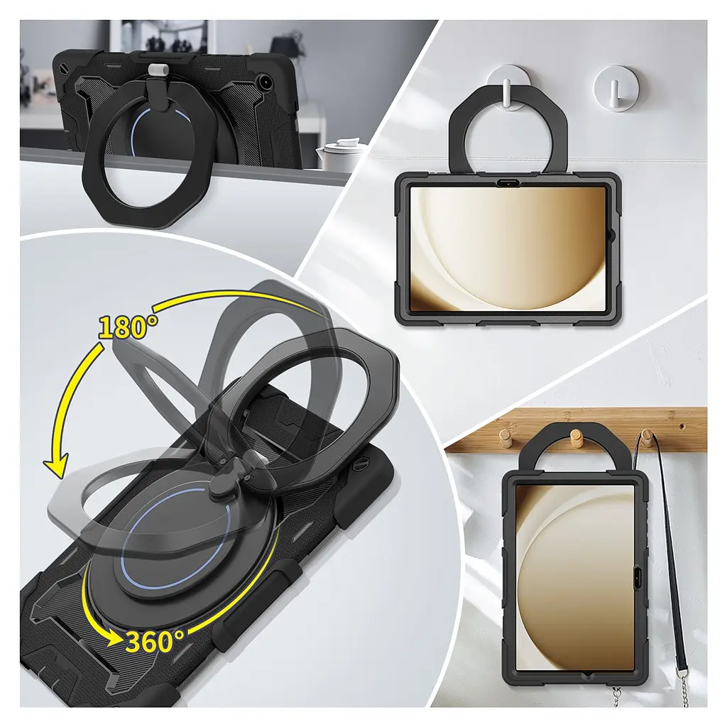 Чохол до планшета BeCover Armor Stand Samsung Galaxy Tab A11 Plus SM-X236B 11.0" Black (715500) - фото 9