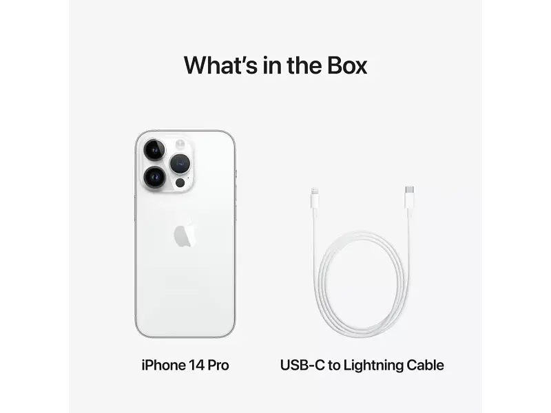 Смартфон Apple IPhone 14 Pro 512GB Silver (MQ1W3) - фото 2