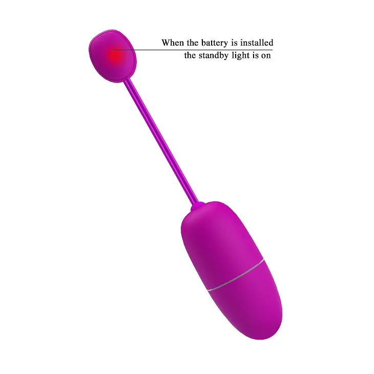 Віброяйце - Pretty Love Nymph Vibrating Egg Purple (App) - фото 7