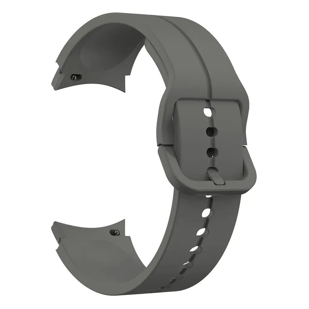 Ремінець силіконовий BeWatch NEO для Samsung Galaxy Watch 4/5/6 20 мм Сірий (101neo08) - фото 2