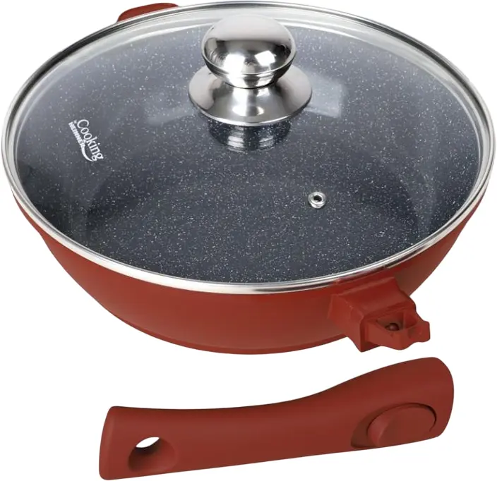 Сковорода Heinner алюмінева глибока з кришкою 26 см (HR-JLG-26T) - фото 2