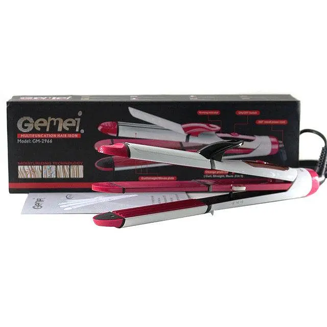 Плойка-праска Gemei GM-2966 Білий (hub_np2_1079) - фото 5
