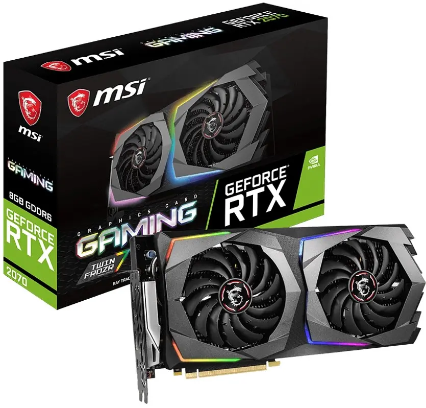 Видеокарта GeForce RTX 2070 8GB MSI Gaming (RTX 2070 GAMING 8G) Б/У - фото 2